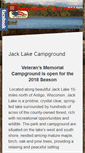 Mobile Screenshot of jacklakecampground.com