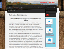 Tablet Screenshot of jacklakecampground.com